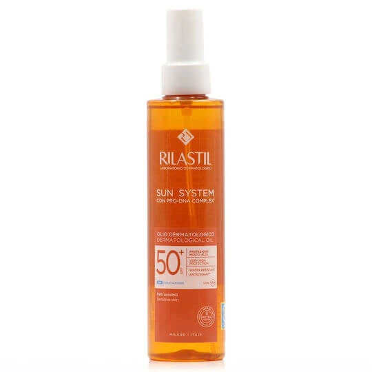 Rilastil Sun System Ulei De Protecție Solară Rezistent La Apă Pentru Corp SPF50+ Spray 200ml