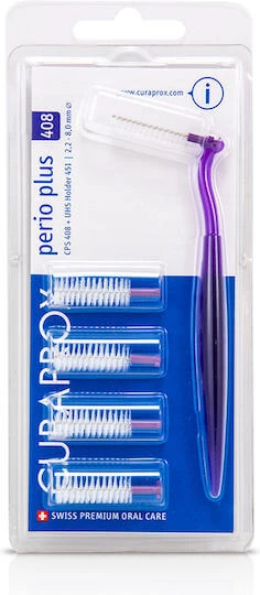 Curaprox Perio Plus Rezerve pentru Periuțe Interdentare cu Mâner 2.2mm Violet 5buc