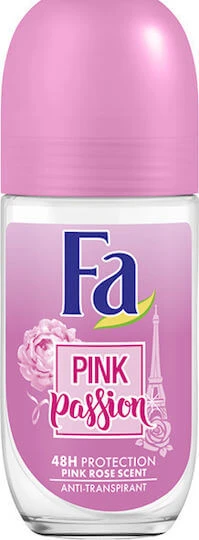 Fa Pink Passion Floral Scent (sticlă) Deodorant 48h sub formă de Roll-On 50ml
