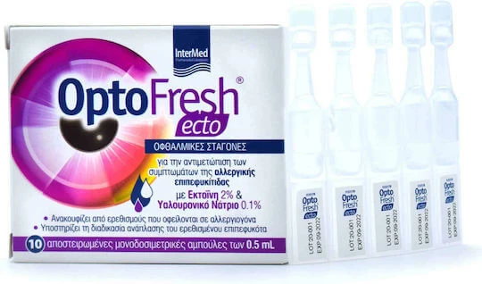 InterMed OptoFresh Ecto Picături Oftalmice cu Acid Hialuronic 10x0.5ml