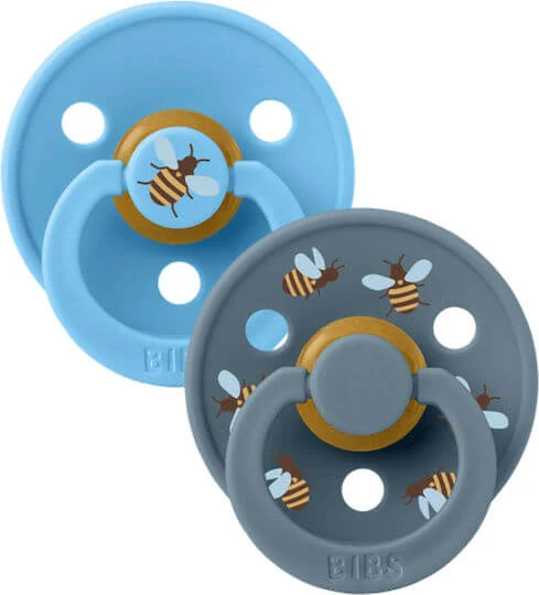Bibs Suzete Cauciuc Mix de Culori Studio Bumblebee-Breeze pentru 0-6 luni 2buc