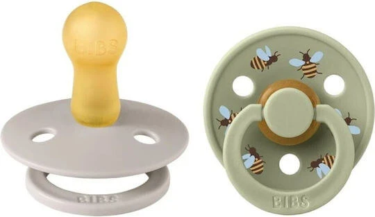Bibs Suzete Cauciuc Amestec Studio Culoare Bondar-Ciupercă pentru 6-12 luni 2buc