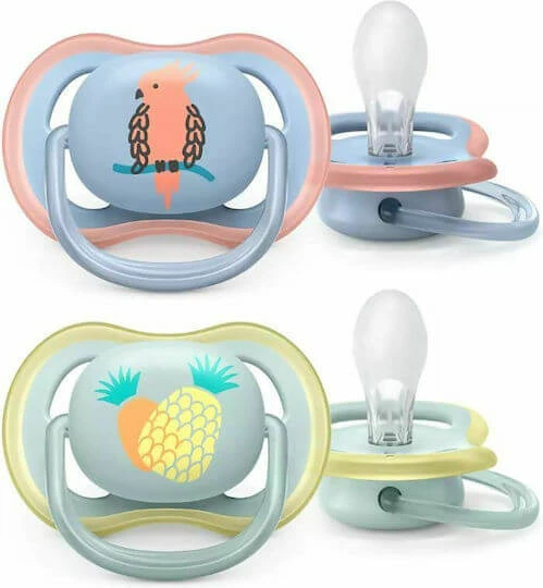 Philips Suzete Silicon Albastru deschis pentru 0-6 luni 2buc