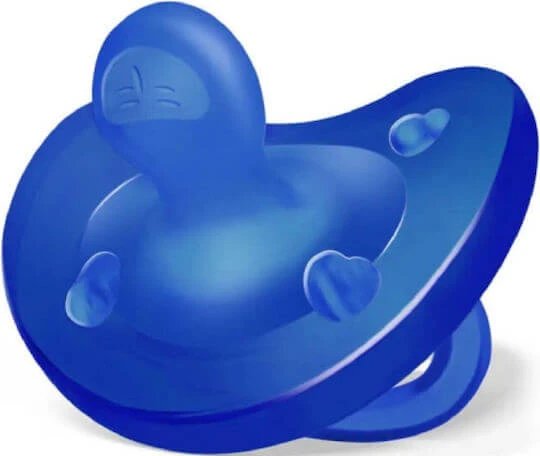 Chicco Physio Soft Suzeta Silicon Albastru pentru 16-36 luni