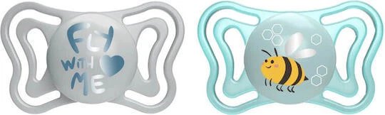Chicco PhysioForma Light Suzete Silicon Albastru cerulean pentru 2-6 luni 2buc