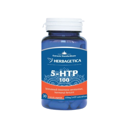 5 HTP 100 Zen Forte, 30 capsule, Herbagetica