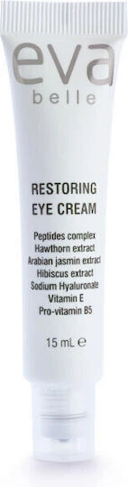 InterMed Eva Belle Restoring Cremă Hidratantă și Anti-îmbătrânire pentru Ochi împotriva Cearcănelor cu Acid Hialuronic 15ml