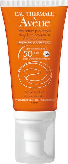 Eau Thermale Avène Comfort Cremă Water Proof Cremă De Protecție Solară Față SPF50 50ml