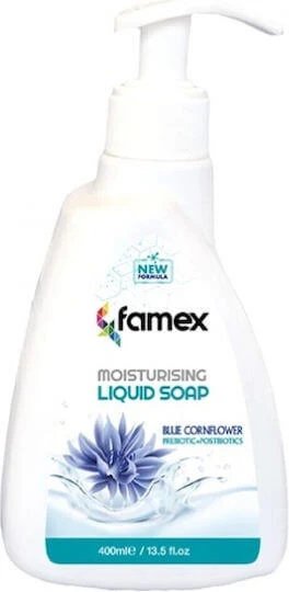 Famex Blue Cornflower Săpun crema Săpun lichid hidratant 750ml