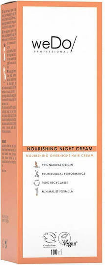 Wedo Nourishing Night Cream Loțiune de Păr pentru Nutriție 100ml