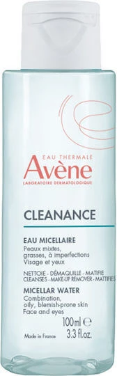 Eau Thermale Avène Cleanance Apă micelară Îndepărtare Machiaj Față pentru Ten Acneic 400ml