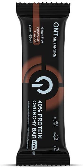 QNT Protein Crunchy Bar Baton cu 40% Proteină & Aromă Căpșuni 65gr