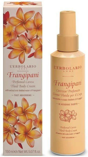 L' Erbolario Frangipani Crema hidratant pentru corp pentru toate tipurile de piele 150ml