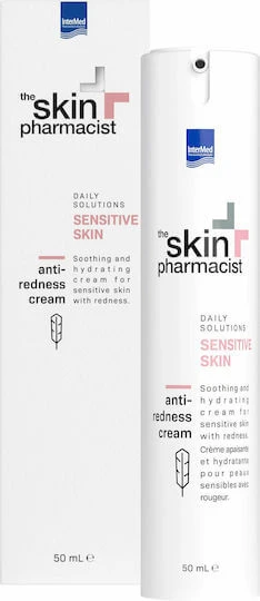 InterMed The Skin Pharmacist Cremă de Față 24h Împotriva Roșeții cu Acid Hialuronic & Aloe Vera 50ml