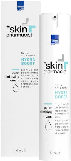 InterMed Skin Pharmacist Hydra Boost Cremă Hidratantă pentru Față 24h cu Aloe Vera 40ml pentru Minimizarea Porilor