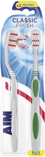 AIM Classic Fresh Periuță de dinți Soft 2buc