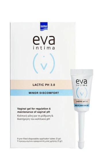 InterMed Eva Intima Minor Discomfort Lactic pH 3.8 Gel 45ml 9buc
