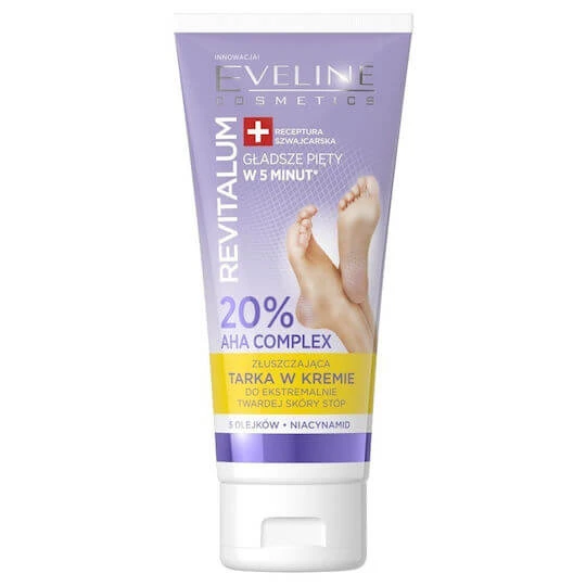 Eveline Revitalum Cremă Lichidă Exfoliantă Pentru Pielea Extrem De Dură A Picioarelor - Complex Aha 20% 75ml