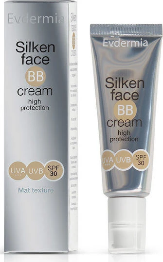 Evdermia Sliken Face BB Cremă Antisolară de Față SPF30 cu Pigment 50ml