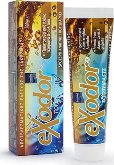 InterMed Exodor Pastă de dinți pentru Gingivită , Placă bacteriană , Carii dentare și Parodontită 100ml