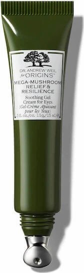 Origins Dr. Andrew Weil Mega-Mushroom Gel Cremă Hidratantă Pentru Ochi Împotriva Cearcănelor Cu Acid Hialuronic Pentru Piele Sensibilă 15ml