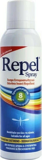 UNI-PHARMA Repel Inodoră Repelentă de Insecte Loțiune în Spray Potrivită pentru Copii 150ml