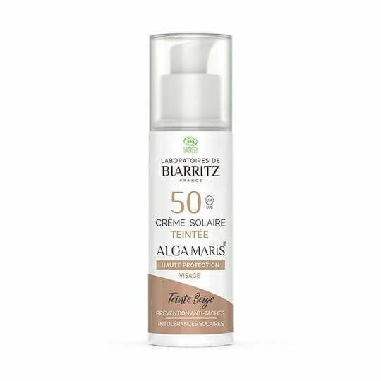 Laboratories de Biarritz Cremă Minerală de Față cu Protecție Solară Rezistentă la Apă SPF30 cu Pigment Nuanța 02 Beige 50ml