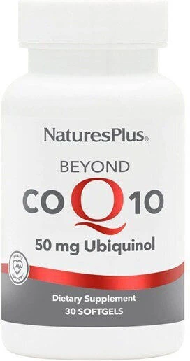 Nature's Plus Beyond CoQ10 Ubiquinol fără Gluten 50mg 30 softgels