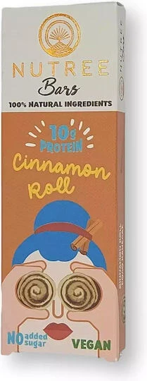 Nutree Bars Baton Proteină cu Aromă Cinnamon Roll 50gr
