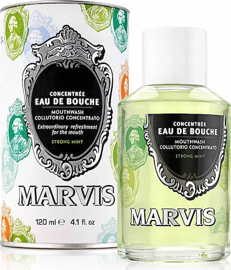 Marvis Concentrated Mouthwash Strong Mint Apă de Gură Protecție Zilnică