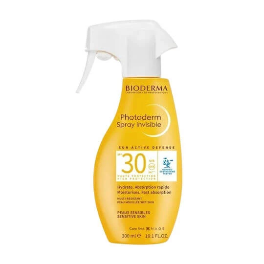 Bioderma Photoderm Invisible Spray pentru Față și Corp cu Protecție Solară SPF30 300ml