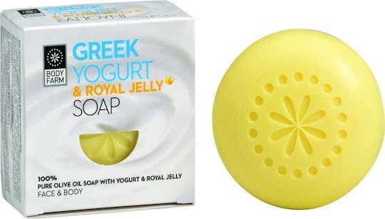Bodyfarm Greek Yogurt & Royal Jelly Soap Săpun crema cu Lapte de Măgăriță 110gr