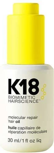 K18 Molecular Ulei de păr pentru Reparare împotriva Despicării Vârfurilor 30ml