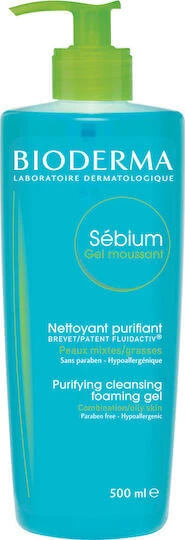 Bioderma Sebium Gel Față pentru Ten Acneic 500ml