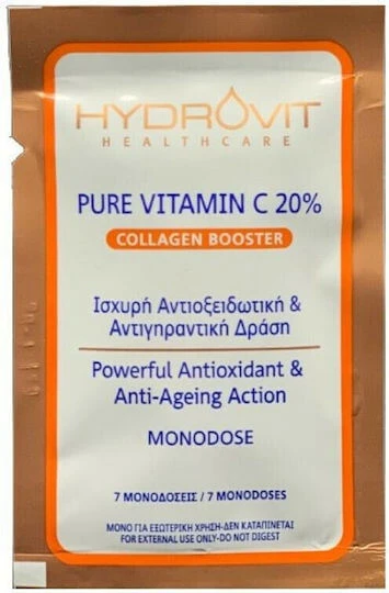Target Pharma Hydrovit Collagen Booster Hidratant și Anti-îmbătrânire pentru Față cu Vitamina C și Vitamina E pentru Detoxifiere și Strălucire