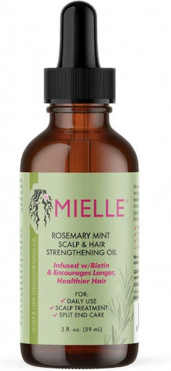 Mielle Organics Rosemary Mint Ulei de păr împotriva Despicării Vârfurilor 59ml