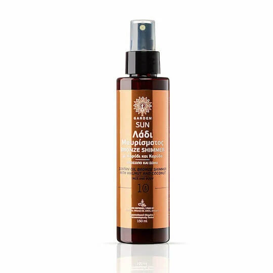Garden Sun Bronze Shimmer Ulei Antisolar pentru Față și Corp SPF10 Spray 150ml