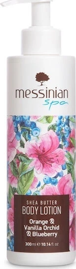 Messinian Spa Orange Vanilla Orchid & Blueberry Loțiune hidratant pentru corp cu Aromă Vanilie 300ml