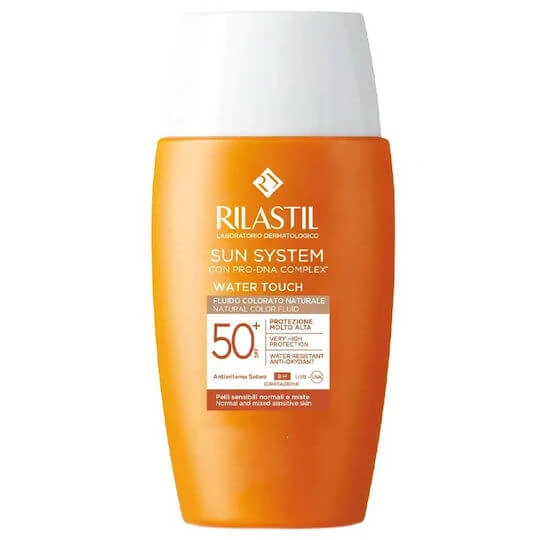 Rilastil Sun System Water Touch Cremă Solară Pentru Față Waterproof SPF50 Cu Pigment 50ml
