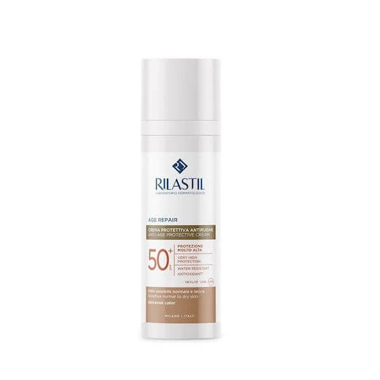 Rilastil Age Repair Crema Solară Waterproof pentru Față SPF50+ cu Pigment 50ml