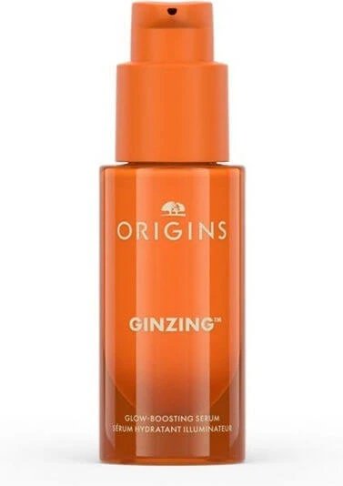 Origins GinZing Glow-Boosting Serum Hidratant Pentru Față Cu Vitamina C Și AHA Pentru Strălucire Și Revitalizare 30ml