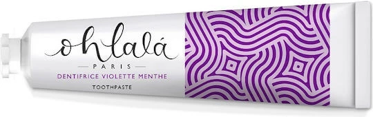 Ohlala Travel Size Pastă de dinți pentru Placă bacteriană Violet și mentă 15ml