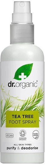 Dr.Organic Deodorant Picioare sub formă de Spray Fără aluminiu 100ml