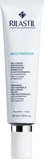 Rilastil Multirepair Cremă-Gel de Față pentru Anti-Îmbătrânire și Reconstrucție cu Acid Hialuronic și Prebiotice 40ml