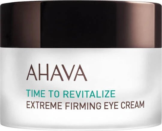 Ahava Time To Revitalize Cremă Hidratantă și Anti-îmbătrânire pentru Ochi Împotriva Cearcănelor cu Acid Hialuronic 15ml