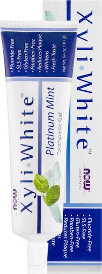 Now Foods Xyli White Pastă de dinți Fără fluor 181ml