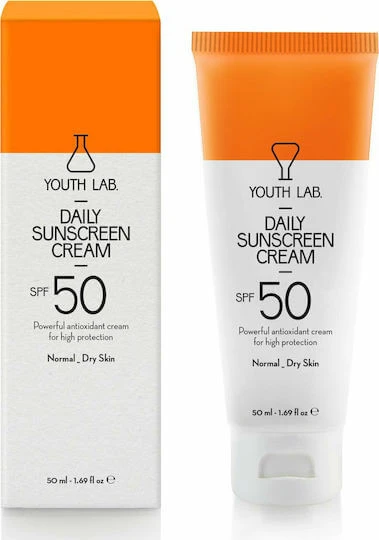 Youth Lab. Cremă Zilnică cu Protecție Solară pentru Ten Normal/Uscat Gel de Față SPF50 50ml
