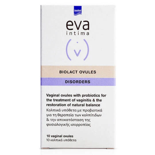 Eva Intima Biolact Ovules Disosrders Ovule vaginale cu probiotice 10buc InterMed