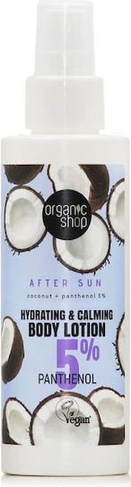 Organic Shop Coconut After Sun Cremă pentru Corp cu Pantenol sub Formă de Spray 150ml