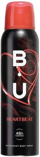 B.u Heartbeat Spray Deodorant 48h Prospețime 150ml